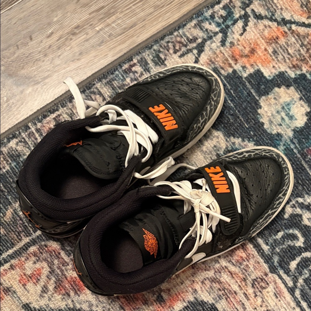 Nike Black and Orange Athletic Shoes